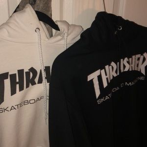 Thrasher Hoodies 2 Pack Black&White sz.S
